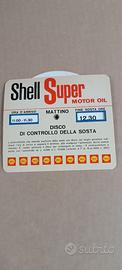 VECCHIO DISCO ORARIO OMAGGIO SHELL CARBURANTI