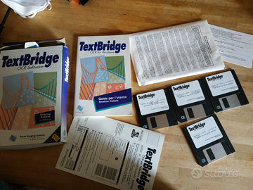 Pacchetto software vintage 386 text bridge ocr