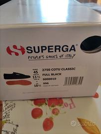 Superga 2750 nera taglia 45