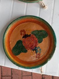 3 piatti ceramica artigianali