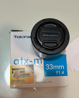 (Sony) tokina ATX-M 33mm 1.4 e-mount apsc