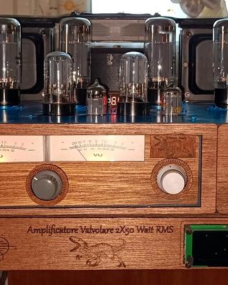 AMPLIFICATORE VALVOLARE con 6CA7/EL34 + ECC82/6SN7