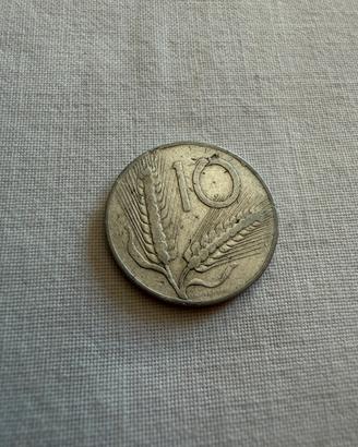 Moneta da 10 lire del 1953