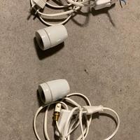 Portalampade in ceramica per rettilario/terrario