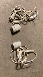 Portalampade in ceramica per rettilario/terrario