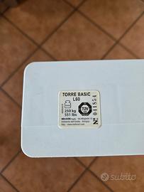 Meliconi Base Torre Basic L60, Kit di Sovrapposizi