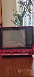 televisore portatile vintage