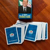 Carte da Gioco FORZA ITALIA Silvio Berlusconi