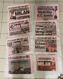 Gazzetta scudetti Milan