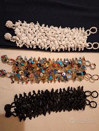 bracciali vari di perline