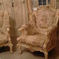 poltrona in stile veneziano barocco 