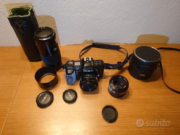 Minolta 7000 + obiettivi