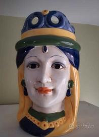 teste di moro, vasi, 2 pezzi