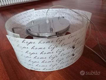 Lampadario vetro 3 luci