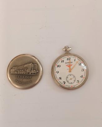 orologio da tasca ferrovia Serkisof