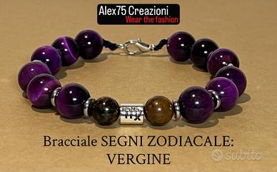 Bracciale artigianale segni zodiacale Vergine ♍️