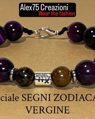 Bracciale artigianale segni zodiacale Vergine ♍️