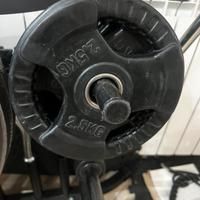 Dischi pesi gommati, palestra