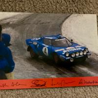 Cartolina Lancia Stratos Rally 1979