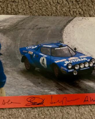 Cartolina Lancia Stratos Rally 1979