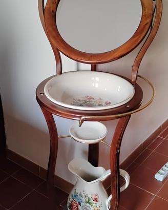 Lavabo da toeletta vintage anni '80