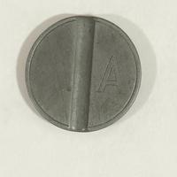 Gettone telefonico Stet Lettera "A" in zinco