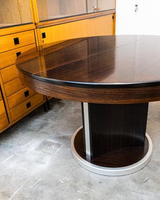 Tavolo rotondo/ovale allungabile  in legno  118 cm