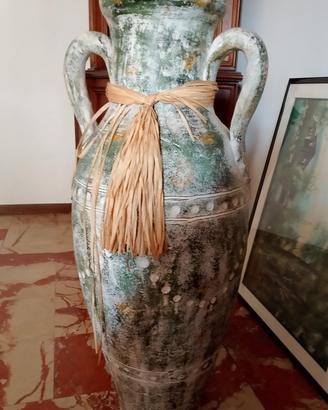 Grande anfora in ceramica decorativa vintage
