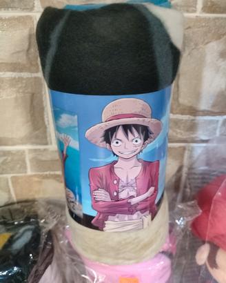 One piece luffy coperta pile plaid anime manga 