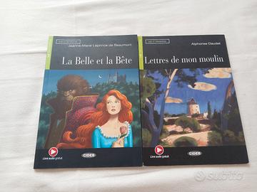 libri la belle et la bête e lettres de mon moulin