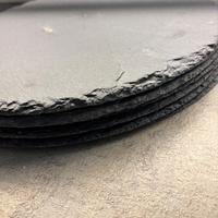 Piatti e vassoio ardesia