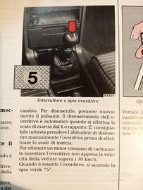 Pulsante Overdrive Volvo 740 SW