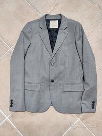 Giacca Blazer ZARA BOYS Grigia - Lana Extrafine 