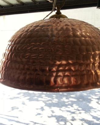 lampadario di rame