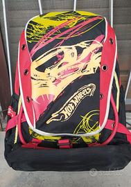 zainetto per scuola Hot Weels + orologio