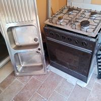 forno e lavello inox