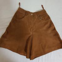 Shorts donna in camoscio