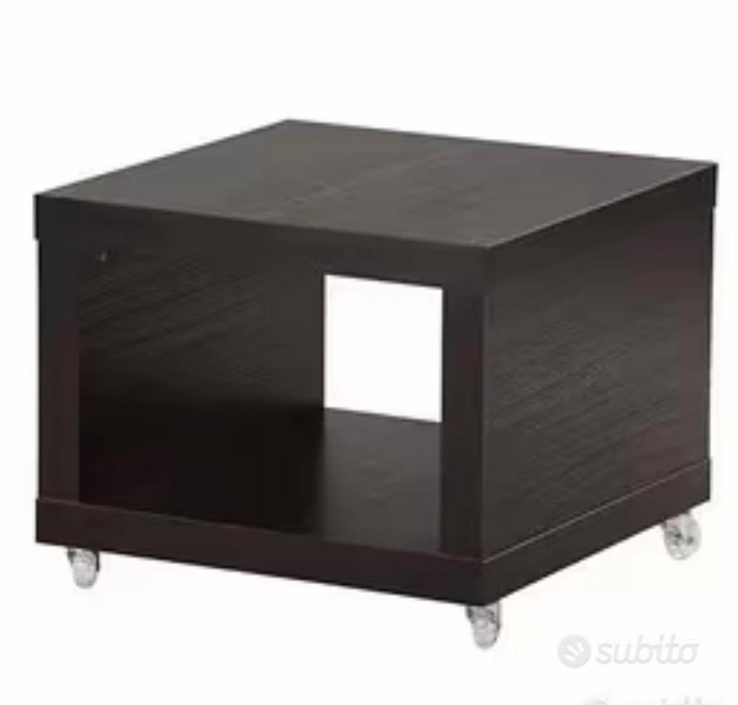 Tavolino Divano Ikea Con Ruote Ikea Lack Tavolino Nero Marrone Con