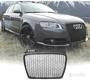 GRIGLIA PER AUDI A4 B7 LOOK RS NERO LUCIDO