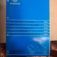 catalogo ricambi  moto exagon 250 anni 90 