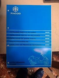 catalogo ricambi  moto exagon 250 anni 90 