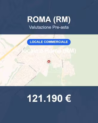 Immobile in asta di 225 m² a Roma
