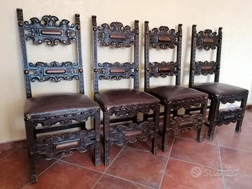 Prestigiose sedie fratine XVIII-XIX