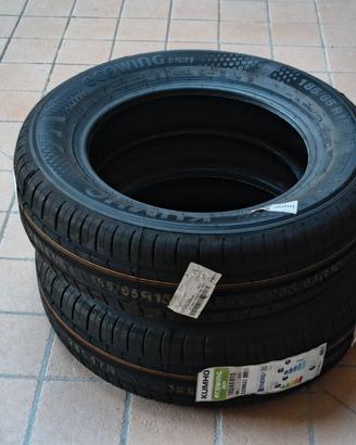 2 pneumatici nuovi 185/65 R15 88H Kumho Ecowing ES