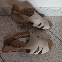 Sandali tacco 8 taglia 38 più reggiseno babydoll