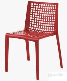 Nr. 4  Sedie Desalto 288 Rosso Lampone