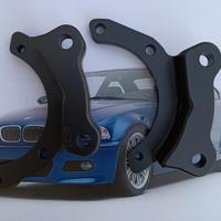 Adattatori in Alluminio per Doppia Pinza Freno