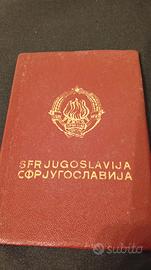 Passaporto ex Jugoslavia (SFRJ) - 1967