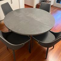 Tavolo rotondo Calligaris espandibile