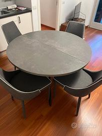 Tavolo rotondo Calligaris espandibile